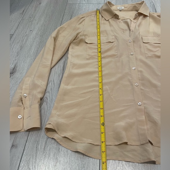 Babaton Silk Button Up Blouse - Picture 13 of 14